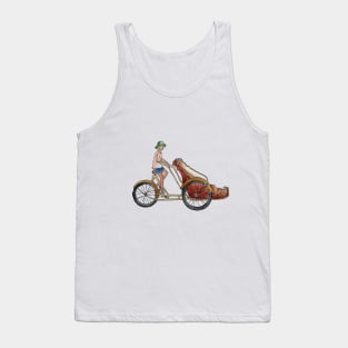 Vietnam Cyclo Water Color Tank Top